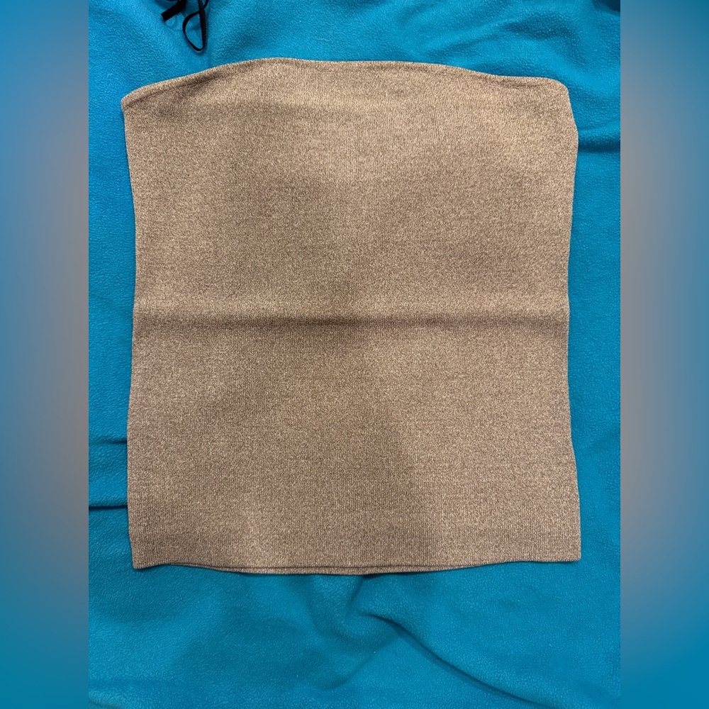 DISSH Ribbed Gray Tube top